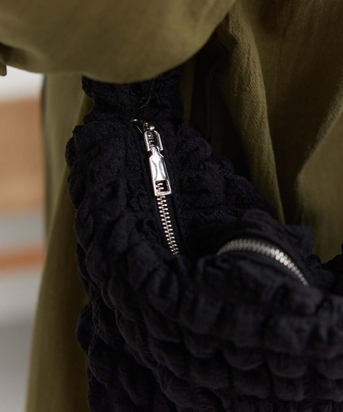 Edit Sheen（エディットシーン）の「2wayシャーリングキルティングバッグ（ショルダーバッグ・レディース・ホワイト/ブラック・FREE）」の20枚目の写真