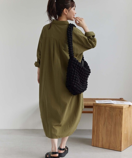 Edit Sheen（エディットシーン）の「2wayシャーリングキルティングバッグ（ショルダーバッグ・レディース・ホワイト/ブラック・FREE）」の22枚目の写真