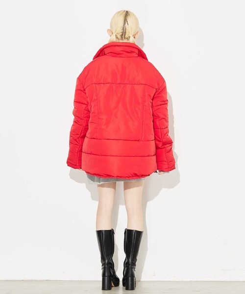 X-girl（エックスガール）の「PUFFER JACKET（その他アウター・レディース・ブラック/ベージュ/レッド・S/M）」の22枚目の写真