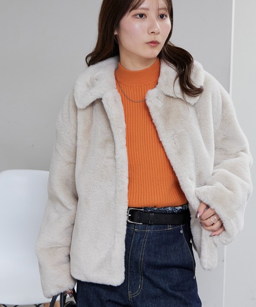 リピーター続出/26色展開】モチモチリブパイピングハイネック《WEB限定