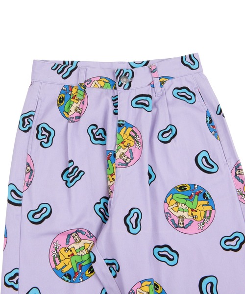 PUNYUS（プニュズ）の「GOODMOOD総柄パンツ（その他パンツ・レディース・ライトパープル・3/4/1/2）」の6枚目の写真