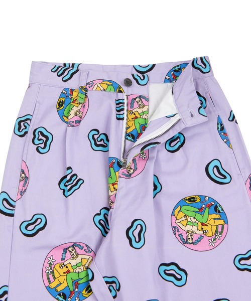 PUNYUS（プニュズ）の「GOODMOOD総柄パンツ（その他パンツ・レディース・ライトパープル・3/4/1/2）」の7枚目の写真