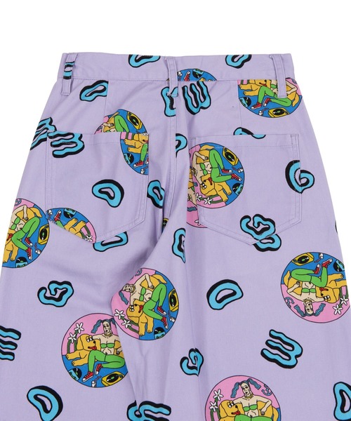 PUNYUS（プニュズ）の「GOODMOOD総柄パンツ（その他パンツ・レディース・ライトパープル・3/4/1/2）」の12枚目の写真