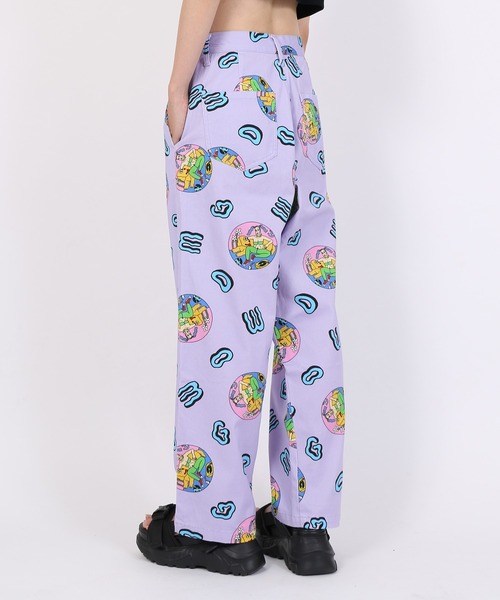 PUNYUS（プニュズ）の「GOODMOOD総柄パンツ（その他パンツ・レディース・ライトパープル・3/4/1/2）」の4枚目の写真