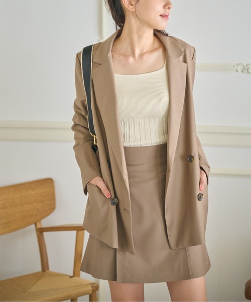 ◇ダブルブレストテーラードジャケット