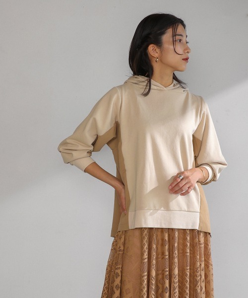 Bou Jeloud（ブージュルード）の「バックデザインパーカー（パーカー・レディース・ブラック/カーキ/ボルドー/ホワイト系その他・FREE）」の9枚目の写真