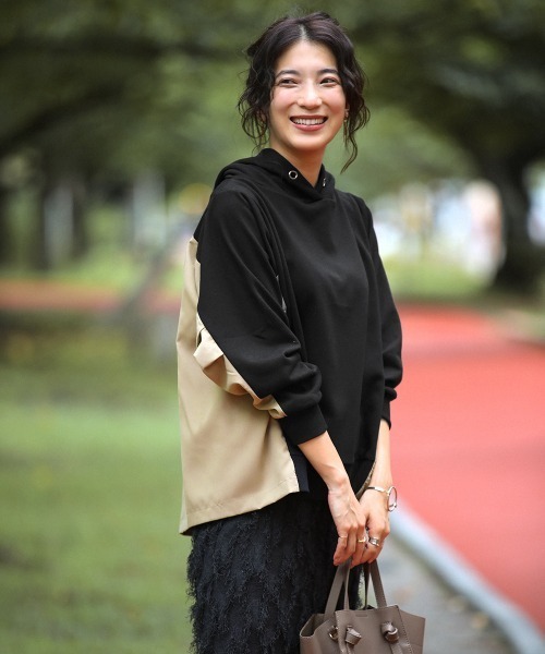 Bou Jeloud（ブージュルード）の「バックデザインパーカー（パーカー・レディース・ブラック/カーキ/ボルドー/ホワイト系その他・FREE）」の18枚目の写真