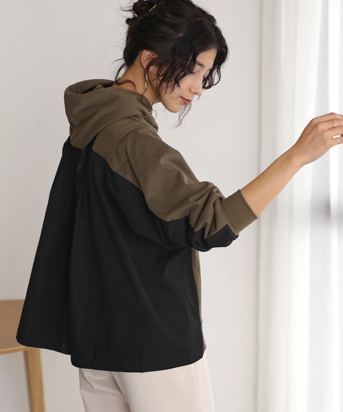 Bou Jeloud（ブージュルード）の「バックデザインパーカー（パーカー・レディース・ブラック/カーキ/ボルドー/ホワイト系その他・FREE）」の15枚目の写真