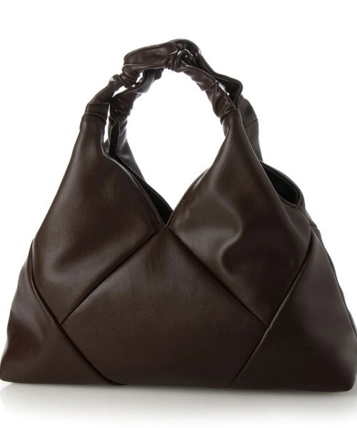 kakatoo（カカトゥ）の「カカトゥ kakatoo / クシュクシュハンドルランバスバッグ（ショルダーバッグ・レディース・ベージュ/ピンク/チョコ・FREE）」の21枚目の写真