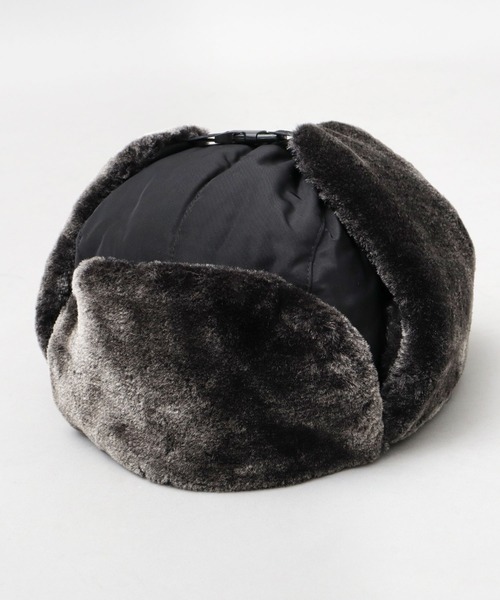 A.M.S.（エーエムエス）の「ポリエステル ファーボア / コーデュロイ フェイクファー フライトキャップ / アビエーター / アビエイター / 飛行帽（キャップ・レディース・グレー/ブラック系その他/ブラック/グリーン系その他/ネイビー/ベージュ系その他/ブラウン・FREE）」の11枚目の写真