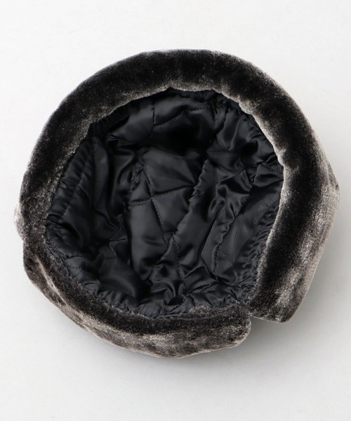 A.M.S.（エーエムエス）の「ポリエステル ファーボア / コーデュロイ フェイクファー フライトキャップ / アビエーター / アビエイター / 飛行帽（キャップ・レディース・グレー/ブラック系その他/ブラック/グリーン系その他/ネイビー/ベージュ系その他/ブラウン・FREE）」の21枚目の写真