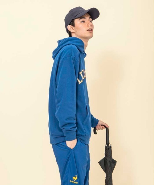 le coq sportif（ルコックスポルティフ）の「ルコック フーディースウェット スポーツウエア メンズ 吸汗 ストレッチ ジャージ スウェットトレーニングウエア（スウェット・メンズ・ネイビー/ブラック/グレー/ブルー・S/M/L/XL）」の11枚目の写真