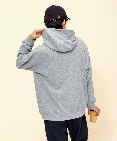 le coq sportif（ルコックスポルティフ）の「ルコック フーディースウェット スポーツウエア メンズ 吸汗 ストレッチ ジャージ スウェットトレーニングウエア（スウェット・メンズ・ネイビー/ブラック/グレー/ブルー・S/M/L/XL）」の13枚目の写真