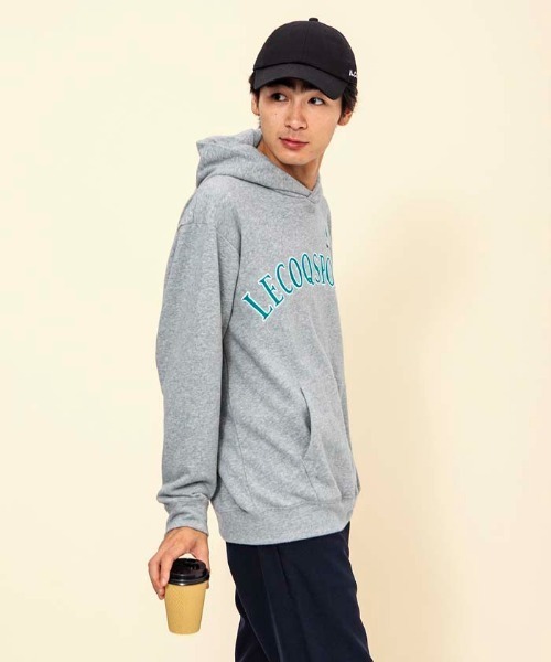 le coq sportif（ルコックスポルティフ）の「ルコック フーディースウェット スポーツウエア メンズ 吸汗 ストレッチ ジャージ スウェットトレーニングウエア（スウェット・メンズ・ネイビー/ブラック/グレー/ブルー・S/M/L/XL）」の14枚目の写真