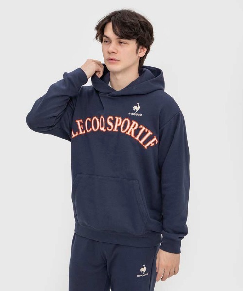 le coq sportif（ルコックスポルティフ）の「ルコック フーディースウェット スポーツウエア メンズ 吸汗 ストレッチ ジャージ スウェットトレーニングウエア（スウェット・メンズ・ネイビー/ブラック/グレー/ブルー・S/M/L/XL）」の15枚目の写真