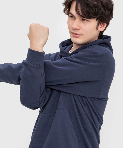 le coq sportif（ルコックスポルティフ）の「ルコック フーディースウェット スポーツウエア メンズ 吸汗 ストレッチ ジャージ スウェットトレーニングウエア（スウェット・メンズ・ネイビー/ブラック/グレー/ブルー・S/M/L/XL）」の21枚目の写真