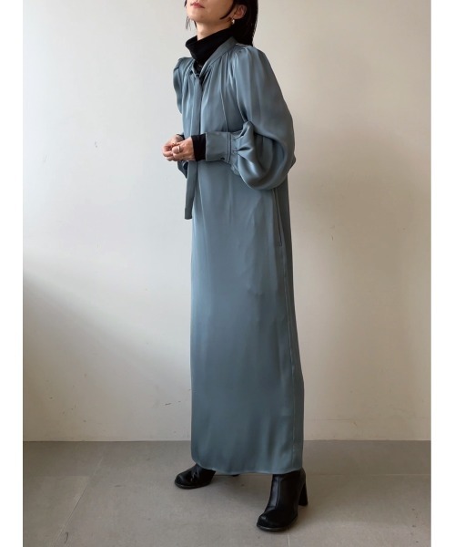 値下げ!美品】MIESROHE ウォッシャブル エフォートレス 長袖ワンピ 値下げ!美品】MIESROHE ウォッシャブル エフォートレス 長袖ワンピ