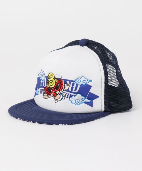 HYSTERIC MINI（ヒステリックミニ）の「FUNLAND メッシュキャップ（キャップ・キッズ・グリーン/ブルー/レッド/ブラック・SMALL/MEDIUM/LARGE/X-LARGE）」の3枚目の写真