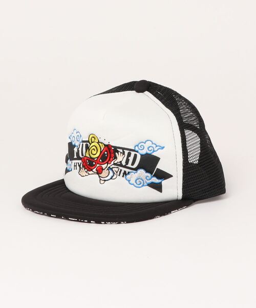HYSTERIC MINI（ヒステリックミニ）の「FUNLAND メッシュキャップ（キャップ・キッズ・グリーン/ブルー/レッド/ブラック・SMALL/MEDIUM/LARGE/X-LARGE）」の2枚目の写真