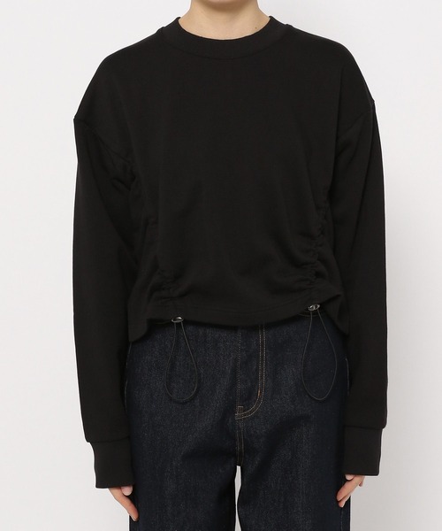 PAGEBOY（ページボーイ）の「ドロスト裏毛プルオーバー（スウェット・レディース・ブラウン/ブラック/オフホワイト/オートミール・FREE）」の14枚目の写真