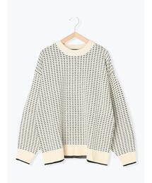 Lugnoncure | バーズアイ柄ニット(ニット/セーター)