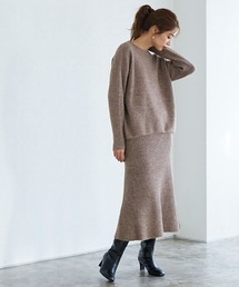 ふんわりウォッシャブルスカートセットアップ