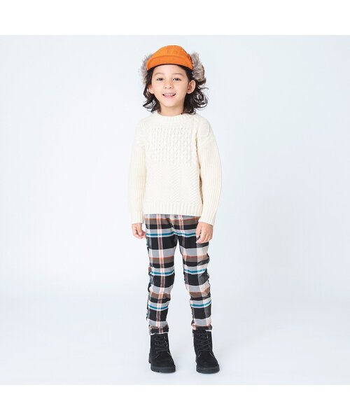 BREEZE（ブリーズ）の「ハイカットブーツ（ブーツ・キッズ・キャメル/ブラック・19/20/16/17/18）」の7枚目の写真