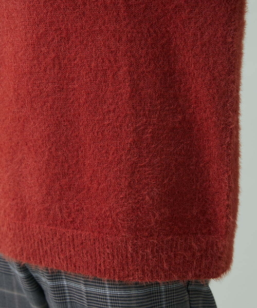 a.v.v（アーヴェヴェ）の「シャギーワイドニット（ニット/セーター・メンズ・オレンジ/ブラウン/ベージュ・44/48/46/50）」の17枚目の写真