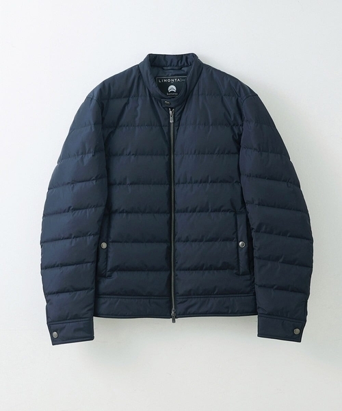 MICHEL KLEIN HOMME   （ミッシェルクランオム）の「パディングライダースブルゾン（ライダースジャケット・メンズ・ネイビー/グレー・MEDIUM/LARGE/X-LARGE）」の14枚目の写真