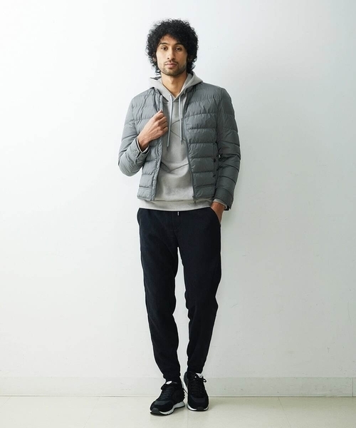 MICHEL KLEIN HOMME   （ミッシェルクランオム）の「パディングライダースブルゾン（ライダースジャケット・メンズ・ネイビー/グレー・MEDIUM/LARGE/X-LARGE）」の18枚目の写真