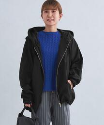 ［size SHORTあり］撥水 ギャザー フード ブルゾン