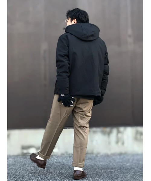 Right-on(ライトオン)の「ウールテックノンキルト中綿ジャケット(ブルゾン・メンズ・ブラック/ブラック×グレー・XL/L/M)」の14枚目の写真