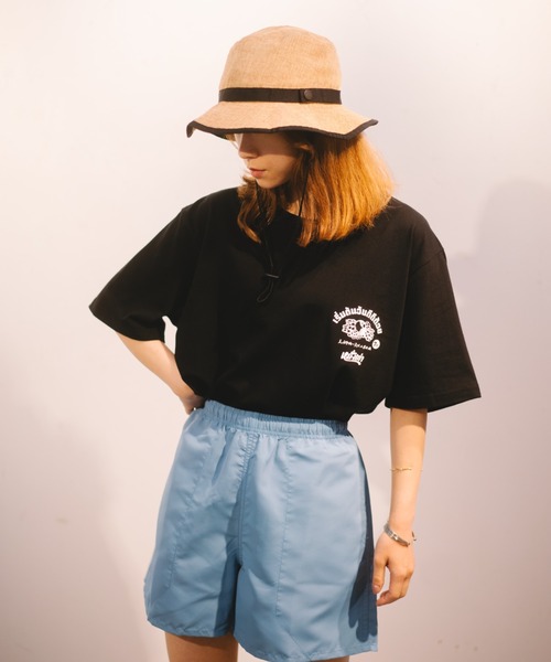 FRUIT OF THE LOOM(フルーツオブザルーム)の「パックカラーショーツ / ゆったり / オーバーサイズ / ユニセックス / ペアルック / ウエストゴム / らくちん / カラバリ(その他パンツ・メンズ・グリーン/サックスブルー/オレンジ/パープル/ブラック/ベージュ・M/S/L/XL)」の20枚目の写真