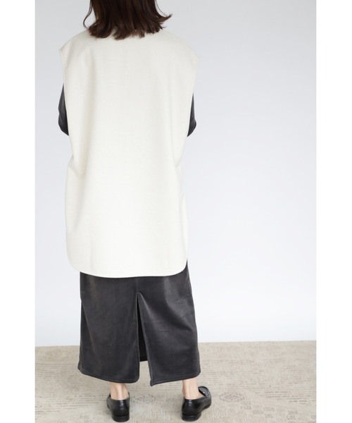 &. NOSTALGIA（アンドドットノスタルジア）の「【ZOZO限定】ベロアマキシワンピース（ワンピース・レディース・チャコールグレー/オリーブ・FREE）」の10枚目の写真