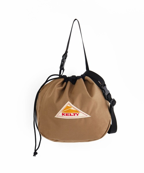 KELTY(ケルティ)の「ショルダー&ハンドの2WAY仕様【KELTY】 BIG KINCHAKU(ショルダーバッグ・メンズ・モカ/オリーブ/ダークグレー/ブラウン系その他/マスタード/タン/ブラック/セージグリーン/ネイビー・FREE)」の4枚目の写真
