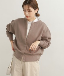 裏起毛スウェットカーディガン