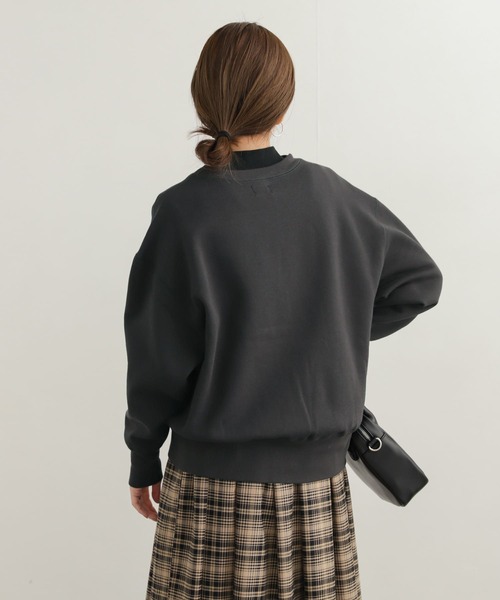 URBAN RESEARCH DOORS（アーバンリサーチドアーズ）の「裏起毛スウェットカーディガン（カーディガン/ボレロ・レディース・チャコールグレー/モカ/グレー・MEDIUM）」の22枚目の写真