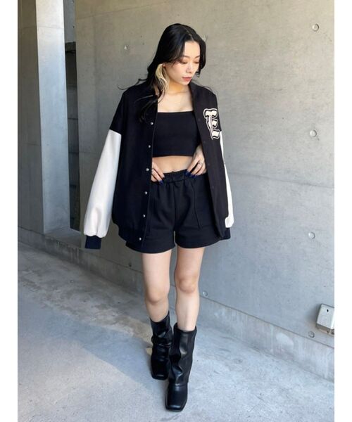 EVRIS（エヴリス）の「SUNNYラグランスウェットセットアップ（スウェット・レディース・ネイビー/ブラック/グレー・FREE）」の22枚目の写真