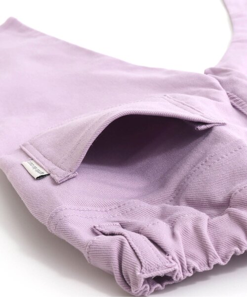 apres les cours（アプレレクール）の「カラフルツイル/7days Style pants_10分丈（その他パンツ・キッズ・ラベンダー/ブルー/ブラック/レッド/カーキ・90/100/110/120/130/80/140）」の7枚目の写真