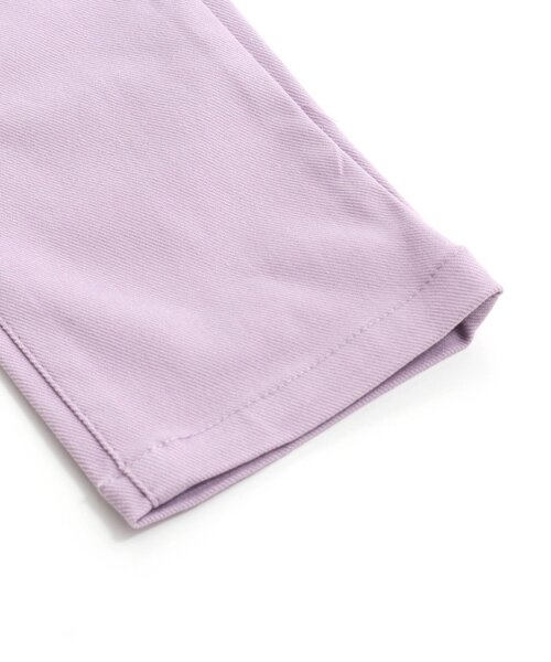 apres les cours（アプレレクール）の「カラフルツイル/7days Style pants_10分丈（その他パンツ・キッズ・ラベンダー/ブルー/ブラック/レッド/カーキ・90/100/110/120/130/80/140）」の20枚目の写真