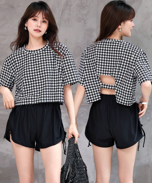 セール】【紫外線遮蔽率 99.9%以上】水着 レディース 体型カバー