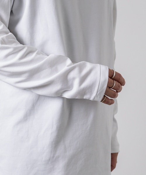 ATTACHMENT（アタッチメント）の「コットン  ダブルフェイス  L/S TEE  /  COTTON DOUBLE FACE L/S TEE（Tシャツ/カットソー・メンズ・ライトブルー/ダークグレー/ホワイト/ブラック・1/3/2）」の15枚目の写真