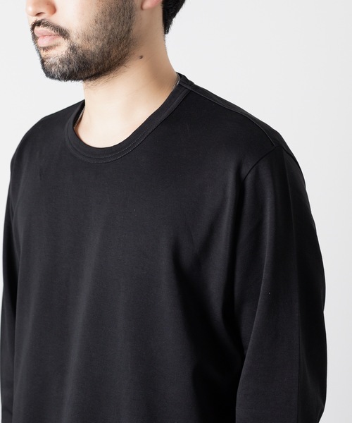 ATTACHMENT（アタッチメント）の「コットン  ダブルフェイス  L/S TEE  /  COTTON DOUBLE FACE L/S TEE（Tシャツ/カットソー・メンズ・ライトブルー/ダークグレー/ホワイト/ブラック・1/3/2）」の13枚目の写真