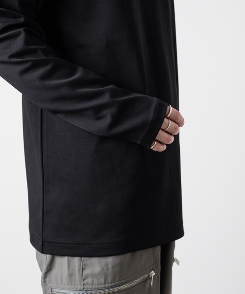 ATTACHMENT（アタッチメント）の「コットン  ダブルフェイス  L/S TEE  /  COTTON DOUBLE FACE L/S TEE（Tシャツ/カットソー・メンズ・ライトブルー/ダークグレー/ホワイト/ブラック・1/3/2）」の9枚目の写真