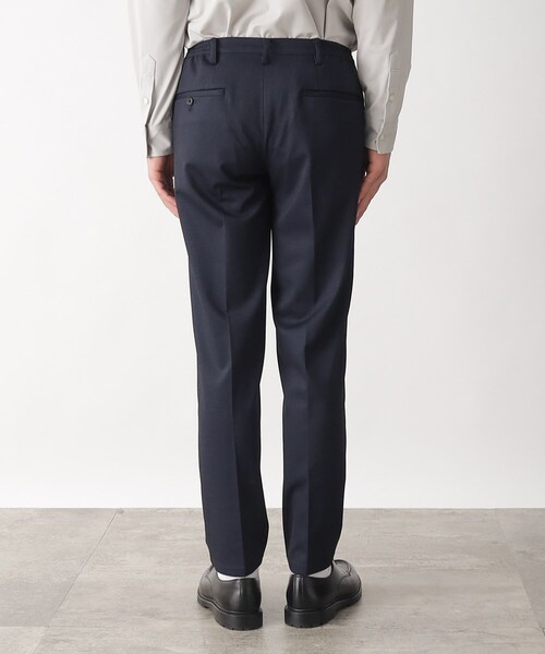 THE SHOP TK (ザ ショップ ティーケー )の「◆【着心地更にUP!/セットアップ対応可】ウールライクストレッチテーパードパンツ(その他パンツ・メンズ・ネイビー/グレー系2/グレー・01/03/04/02)」の11枚目の写真