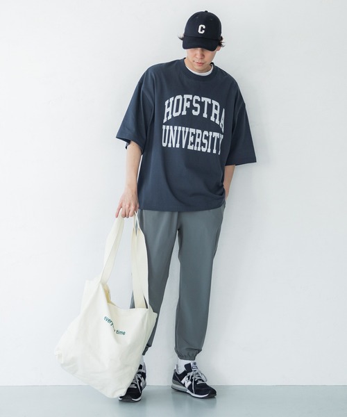 coca(coca)(コカ)の「メンズカレッジプリント半袖Tシャツ(Tシャツ/カットソー・メンズ・ブラック/ネイビー/ホワイト・M/L/XL)」の9枚目の写真