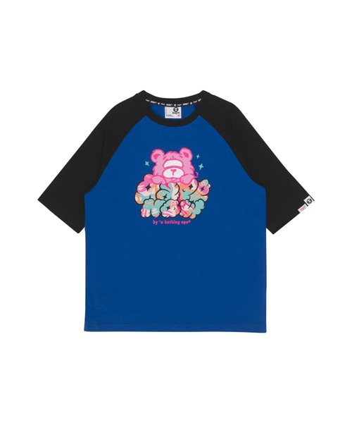 AAPE BY A BATHING APE(エーエイプバイアベイシングエイプ)の「AAPE THREE-QUARTER SLEEVE TEE(Tシャツ/カットソー・レディース・ホワイト/ネイビー・XX-SMALL/X-SMALL)」の2枚目の写真