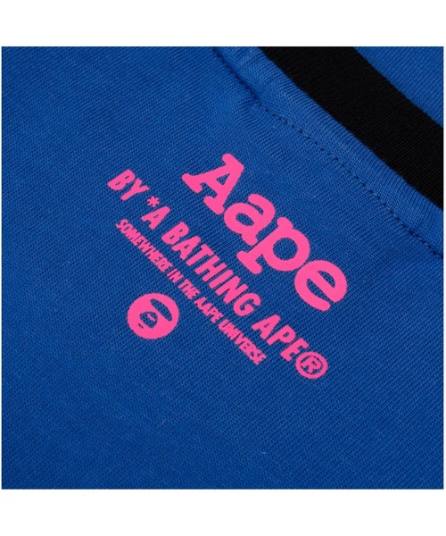AAPE BY A BATHING APE(エーエイプバイアベイシングエイプ)の「AAPE THREE-QUARTER SLEEVE TEE(Tシャツ/カットソー・レディース・ホワイト/ネイビー・XX-SMALL/X-SMALL)」の10枚目の写真
