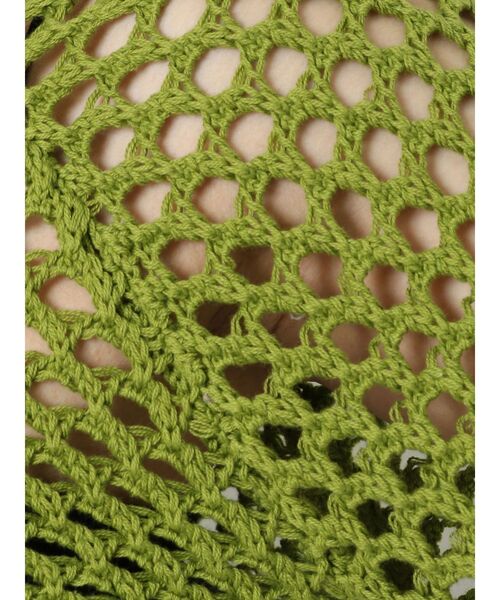 EVRIS(エヴリス)の「メッシュショートニットトップス(ニット/セーター・レディース・ブラック/ブルー/グリーン/アイボリー・FREE)」の16枚目の写真