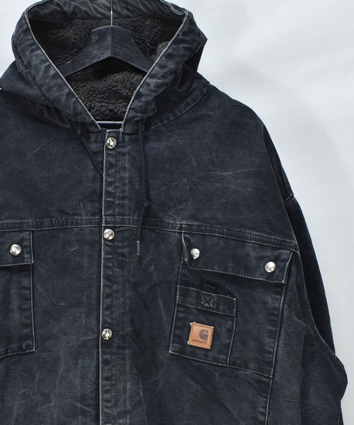 Carhartt（カーハート）の「【ヴィンテージ古着】Carhartt / カーハート 裏ボア 多ポケット  ダックジャケット（ブルゾン・メンズ・ブラック・XXX-LARGE）」の13枚目の写真